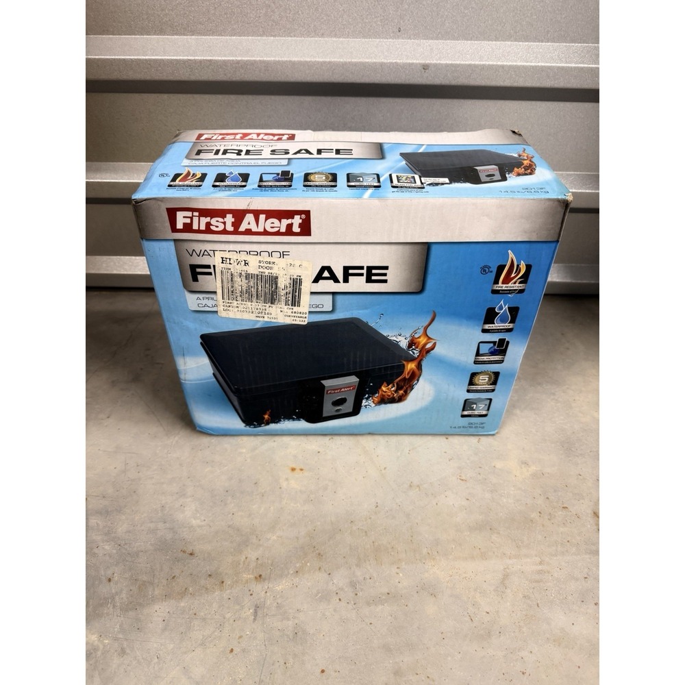First Alert 2013F Waterproof Fire Safe Chest with Key Lock Letter Size
